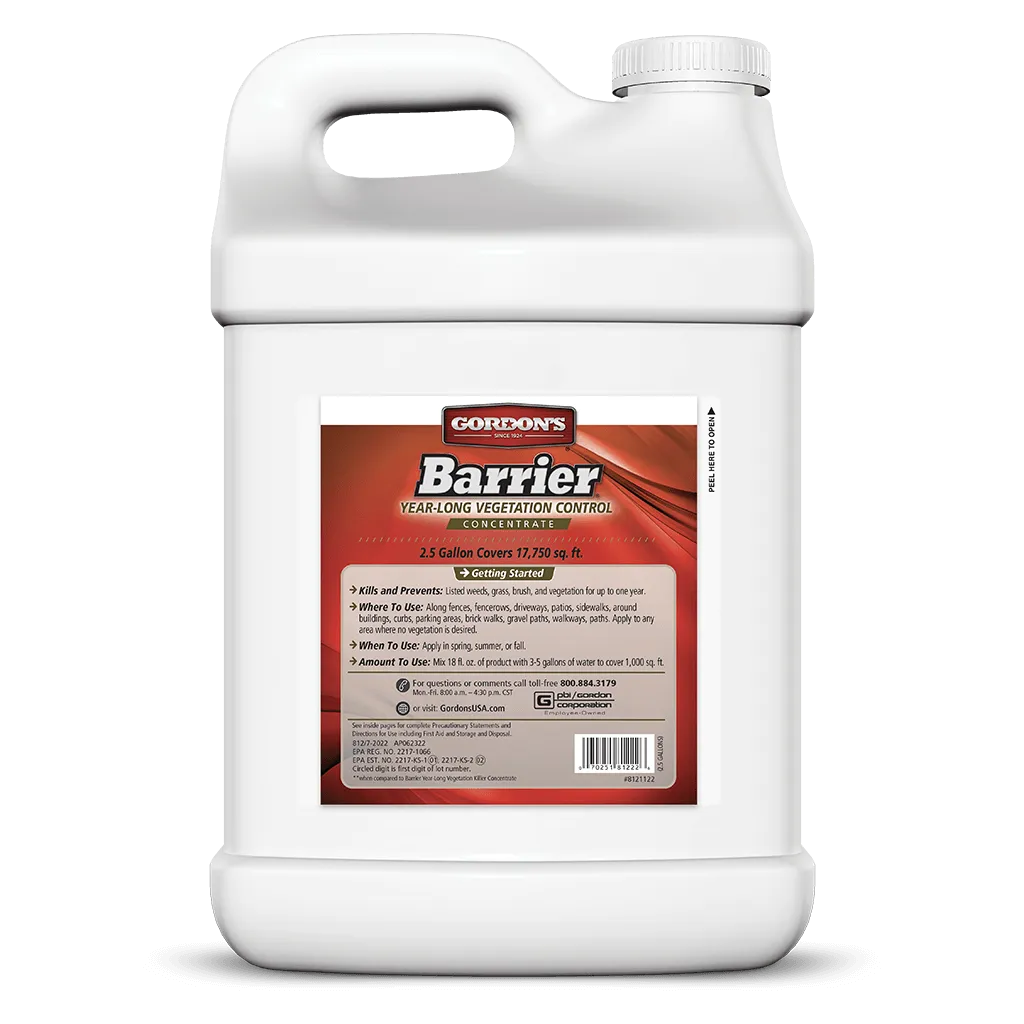 Gordons Barrier Vegetation Control