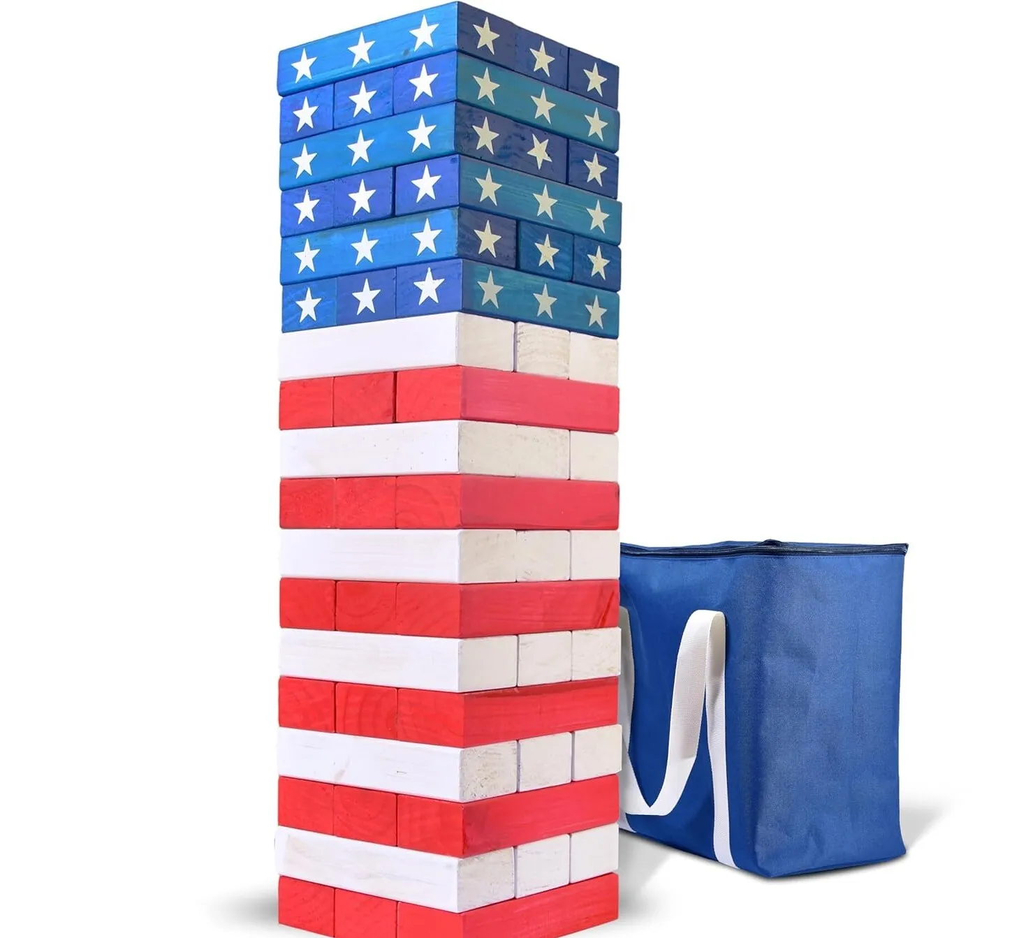 Stacking Game:  Stars and Stripes