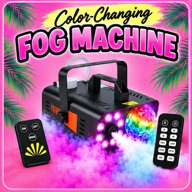 Color Changing Fog Machine 