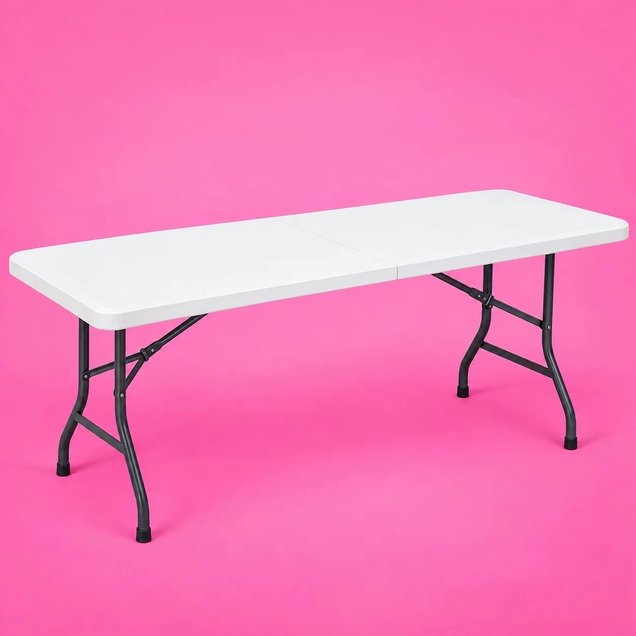 White 6-Foot Rectangle Table