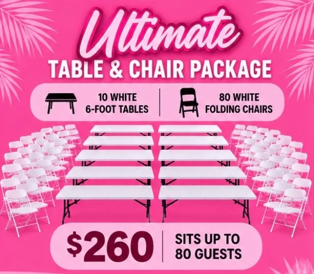Ultimate Table & Chair Package