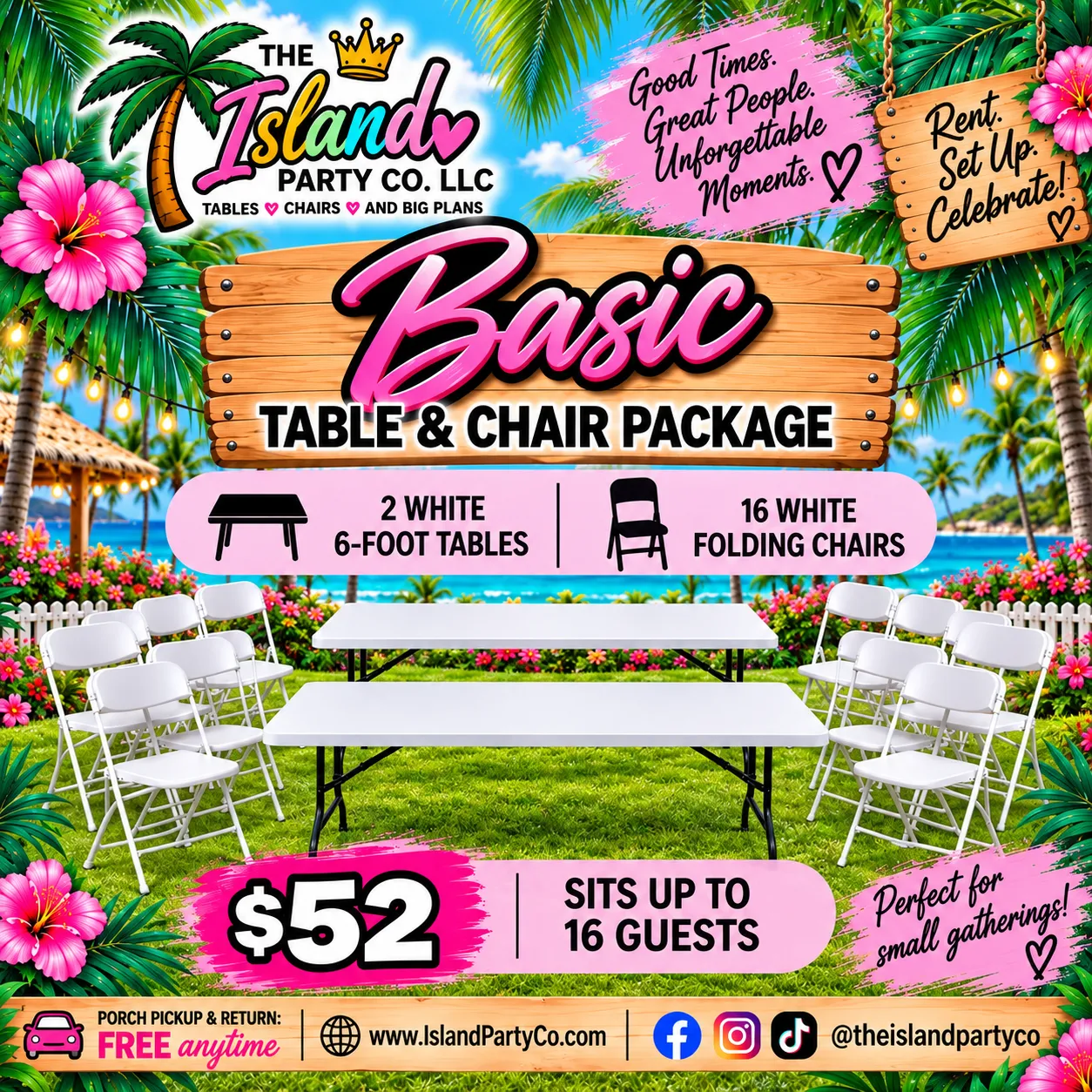 Basic Table & Chair Package 