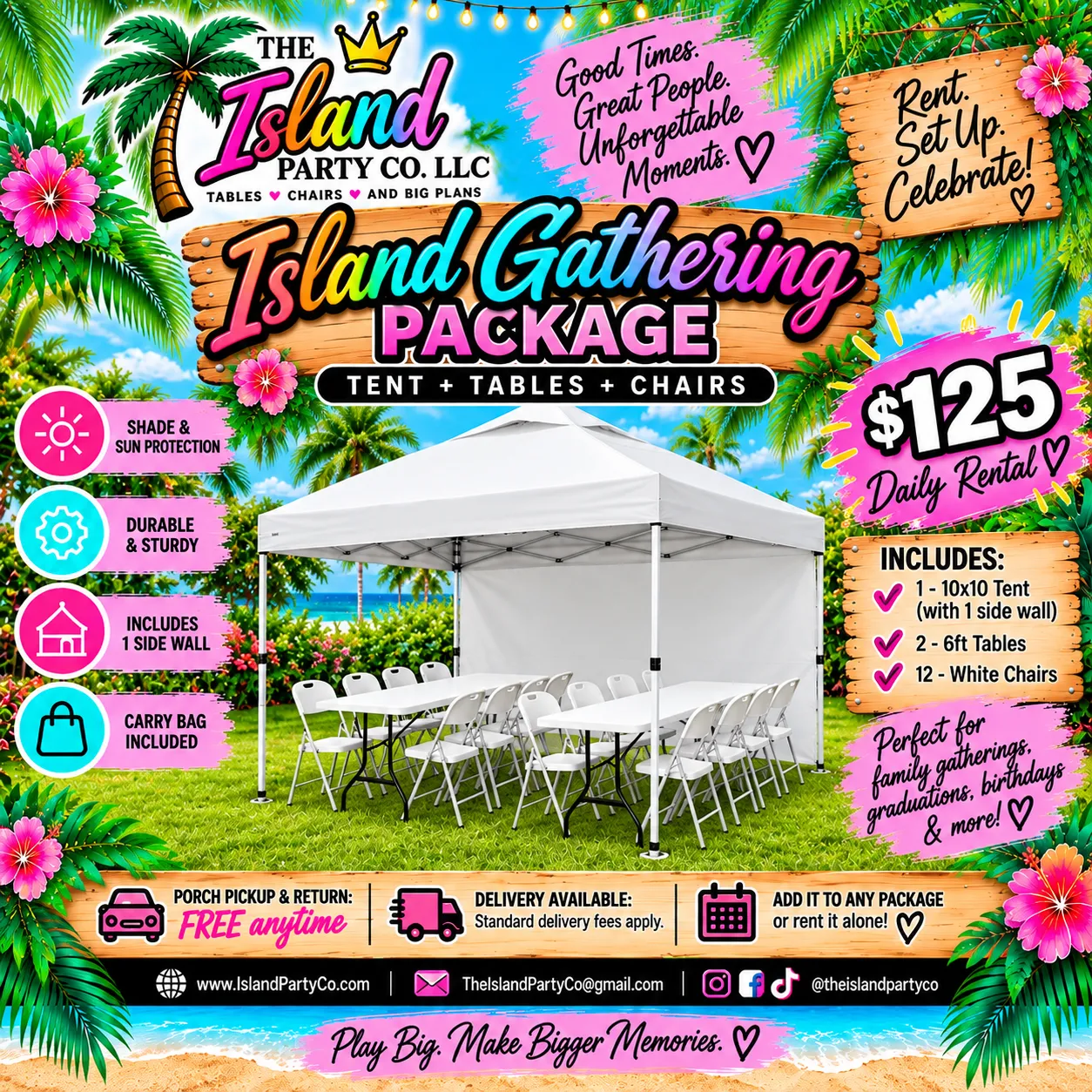 Island Gathering Package