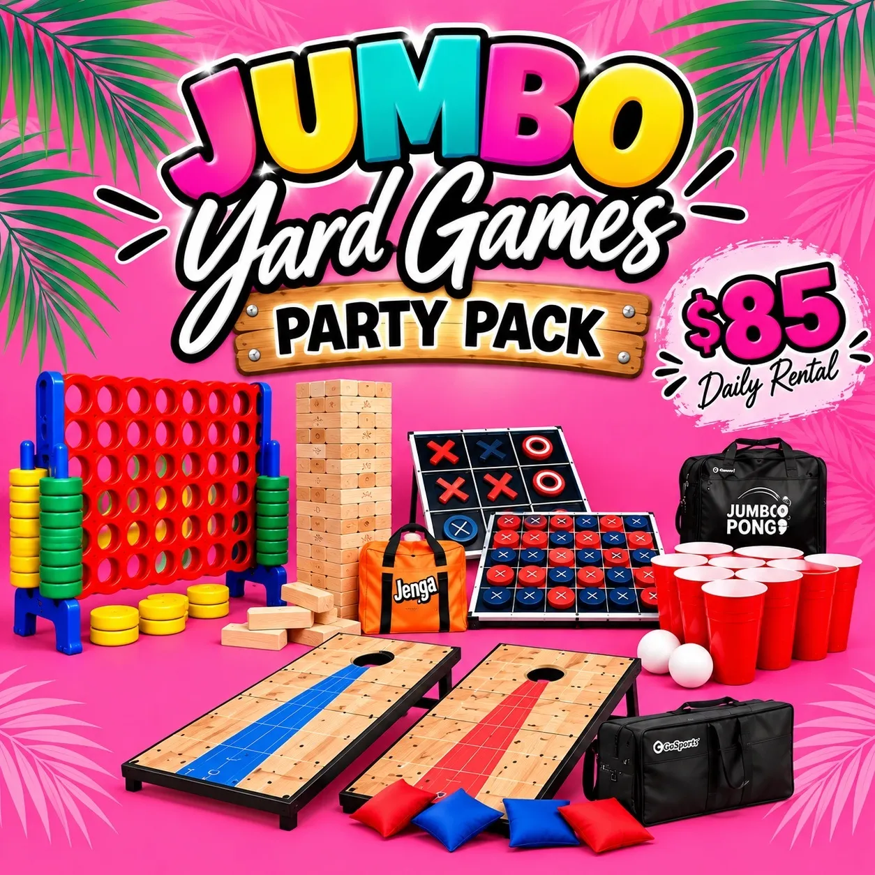 Jumbo Yard Game Party Pack