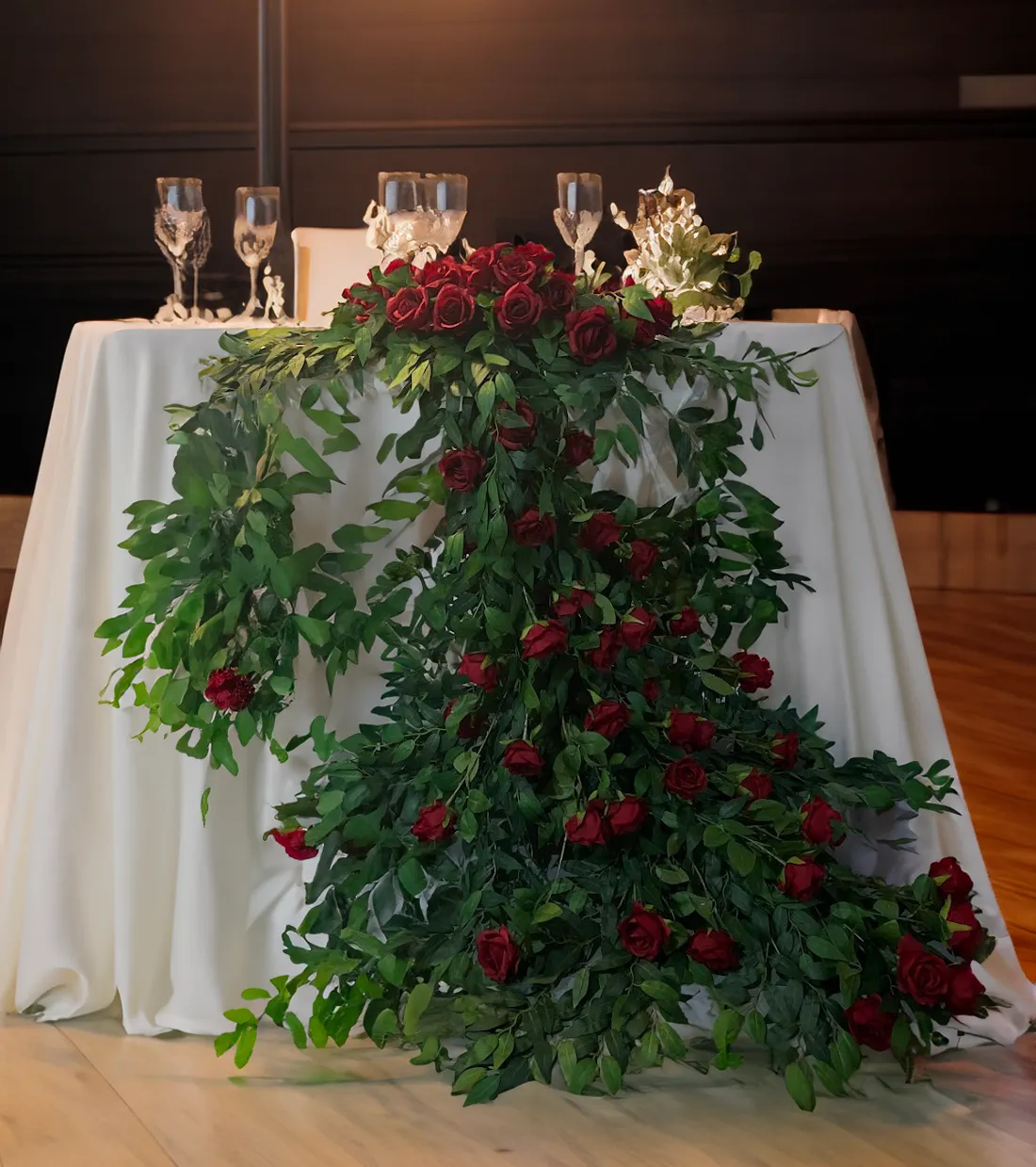 Sweetheart Table Rose Spray