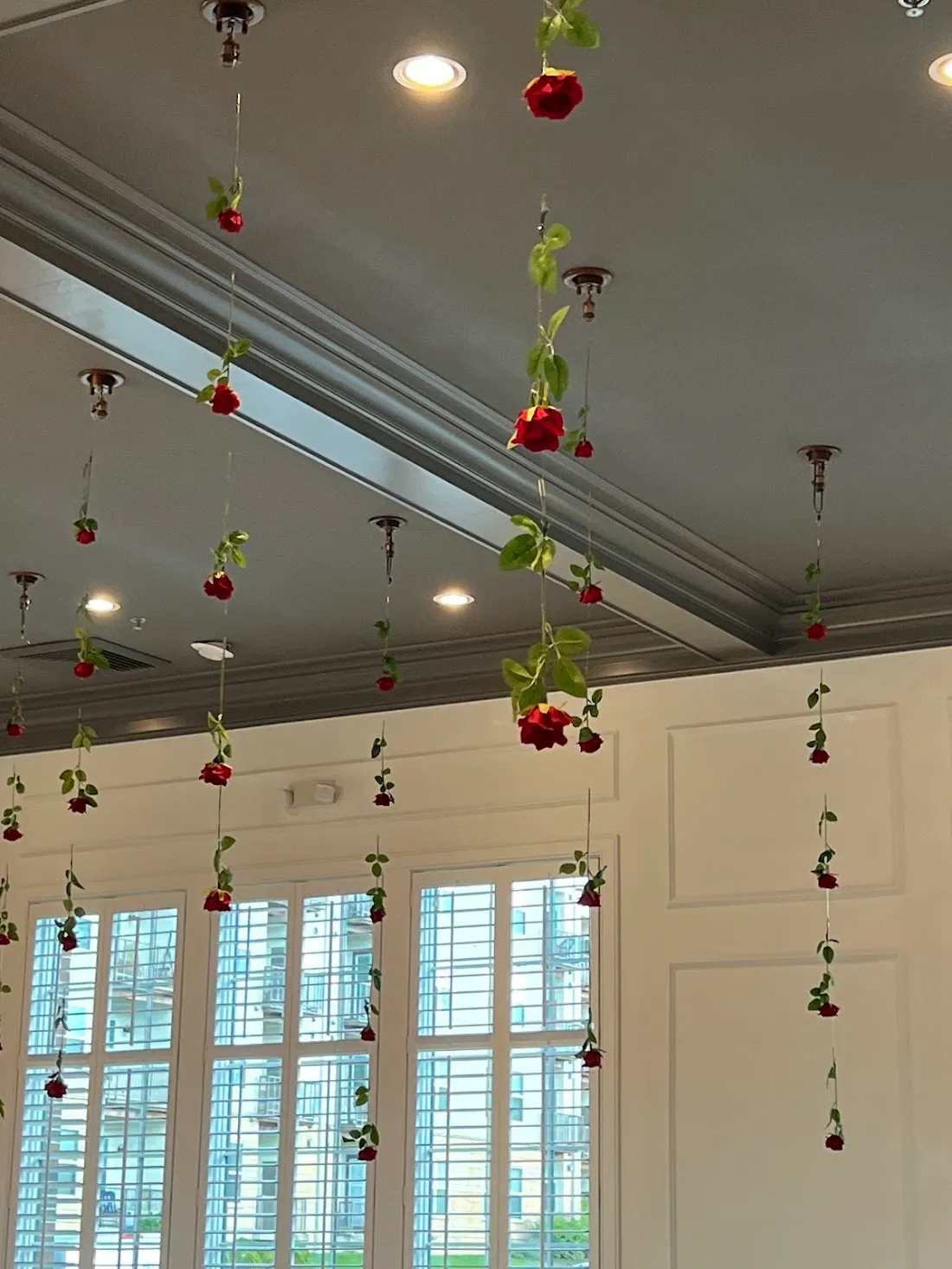 Hanging Rose Garland