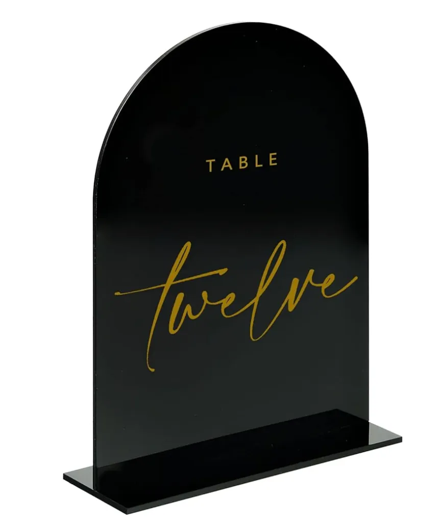 Arched Acrylic 5x7 Table Sign