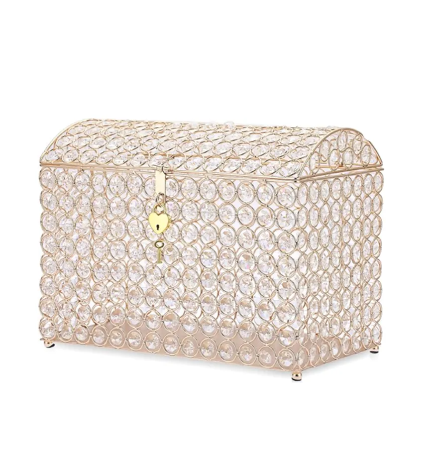 Crystal Wedding Card Box