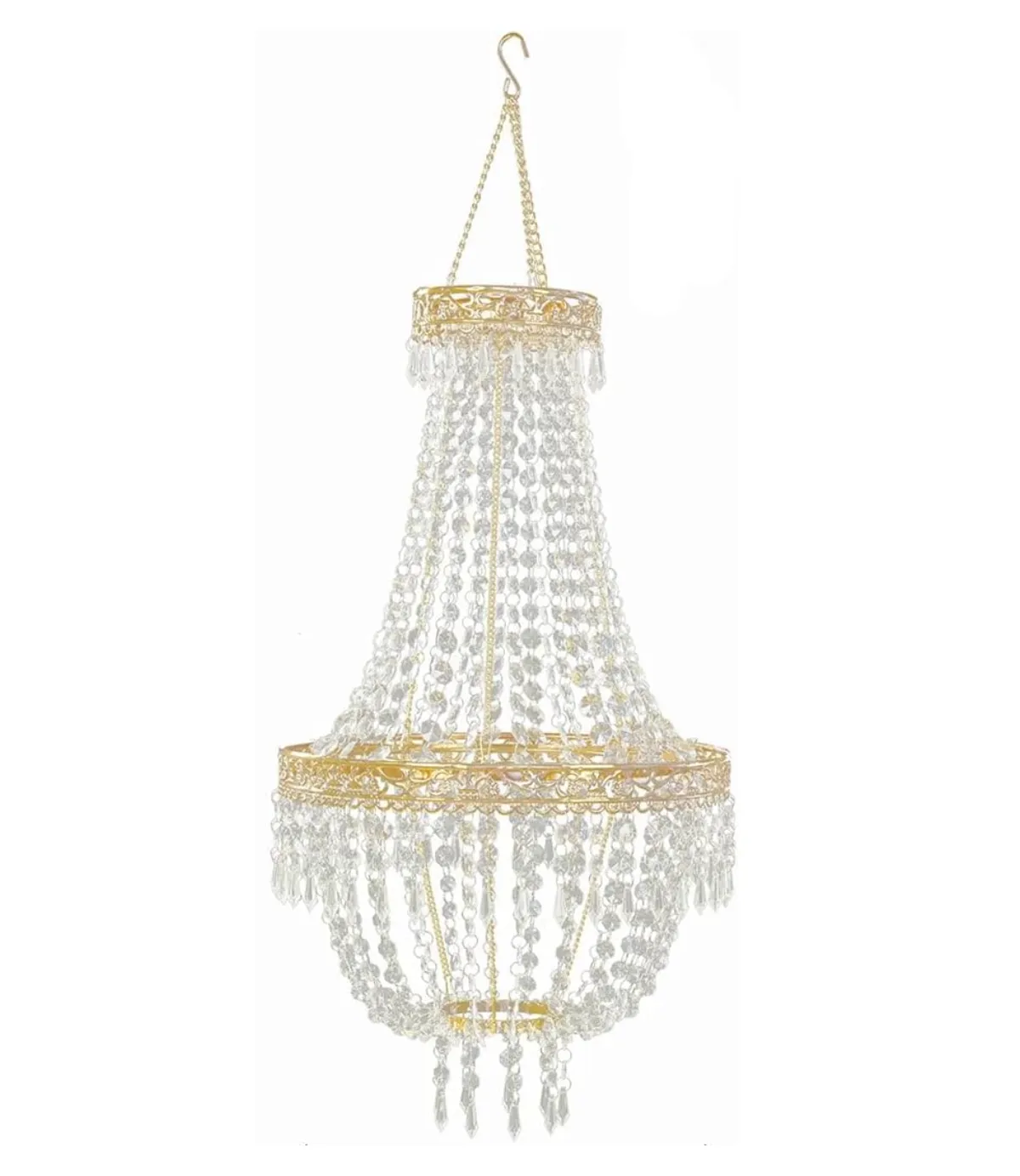 Empire Style Gold Chandelier