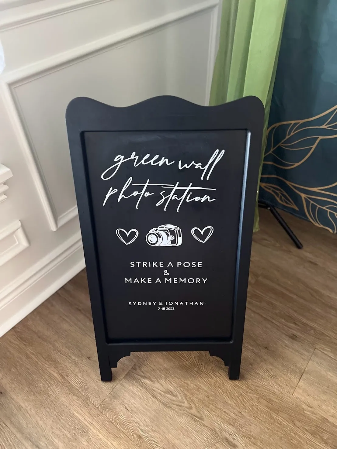 Black Chalkboard Sign