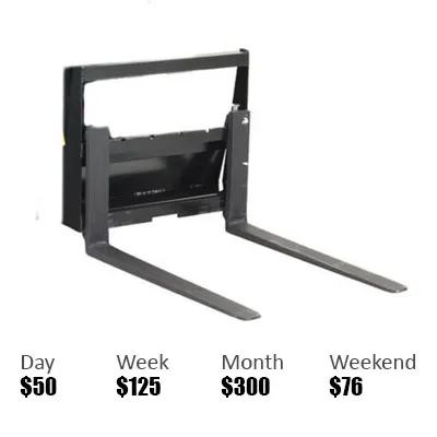 Adjustable Pallet Forks | For Toro Dingo