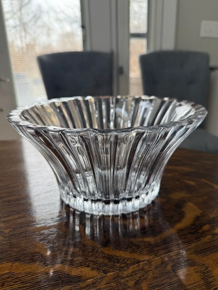 10" Crystal Bowl 