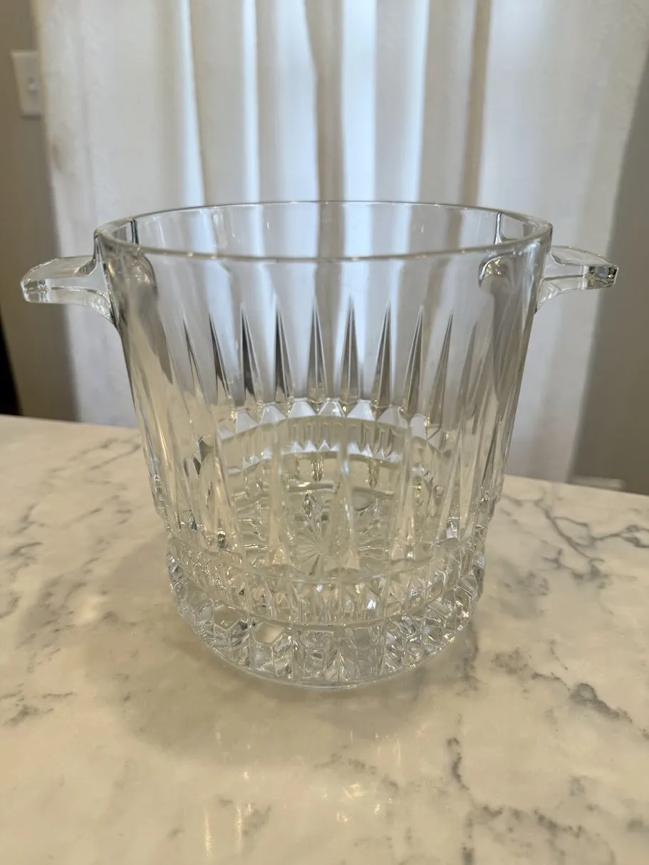 Crystal Ice Bucket - Perfect for Pretzel Sticks