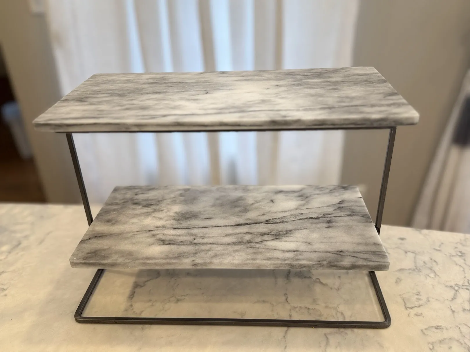 Two Tier Marble Display