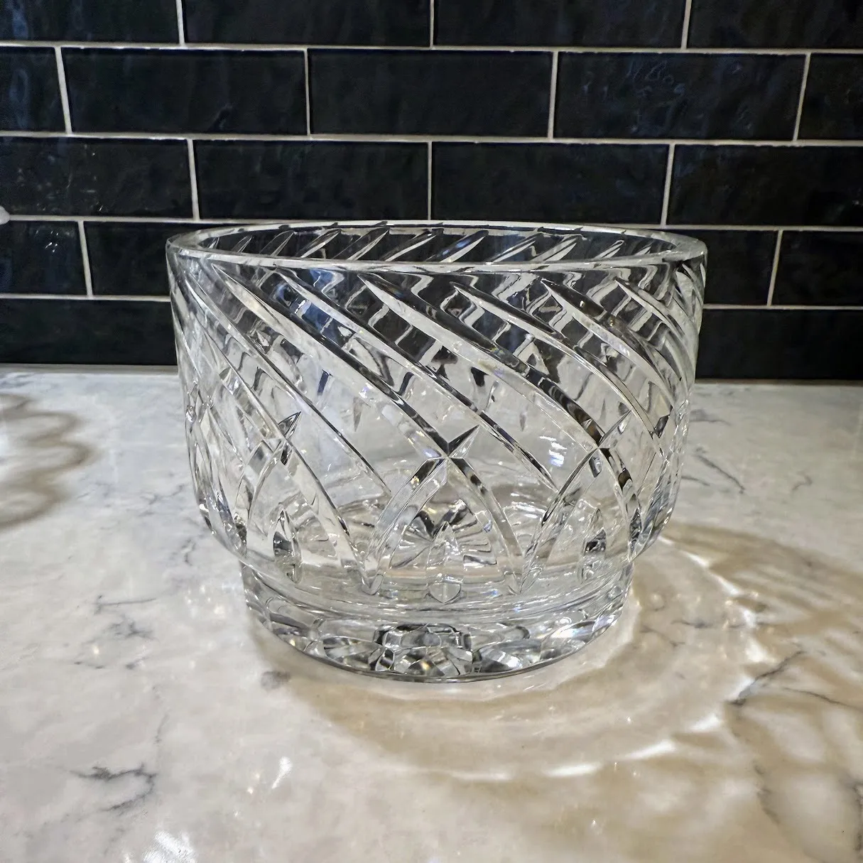 Round Crystal Bowl