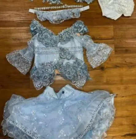 #182 5-7 Blue Dress Rental