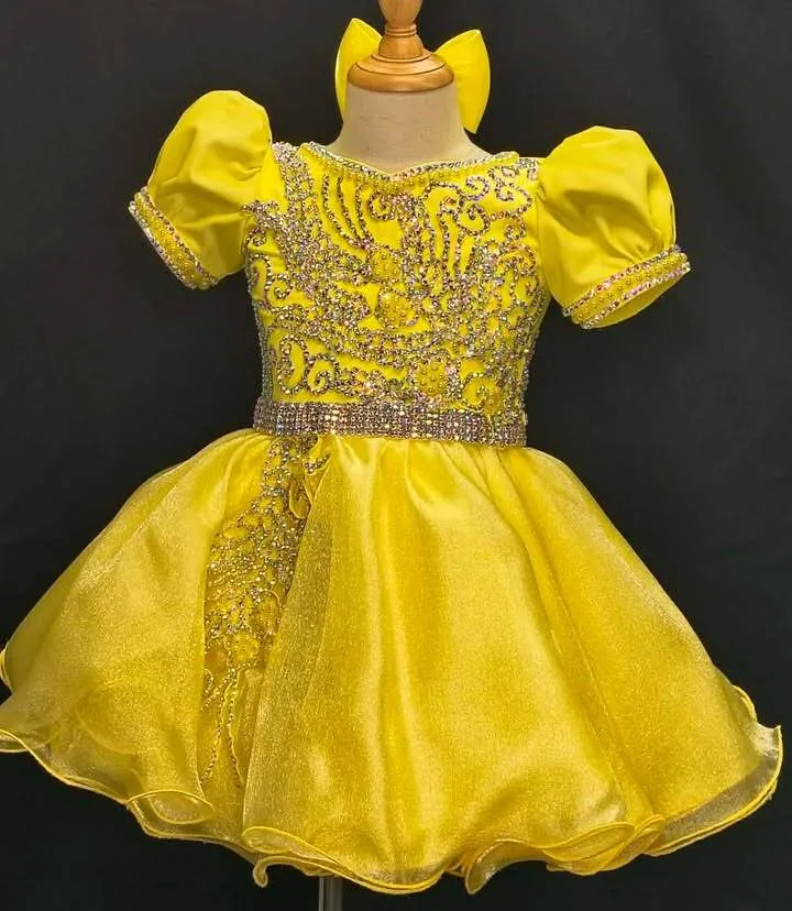 #259 5T Yellow Cris Carpenter Dress Rental