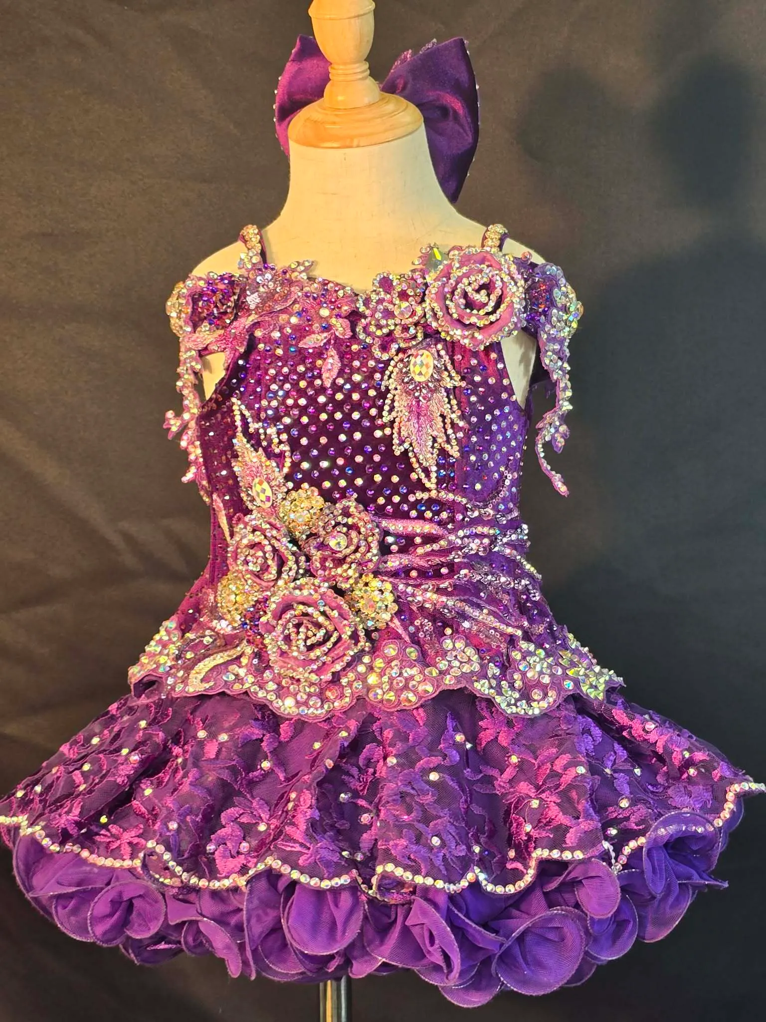 #429 2-4  Purple Luna Amori Dress Rental