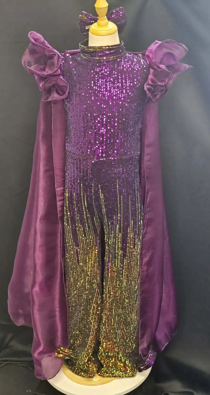 #381 7-9 Purple/Gold Fun Fashion Rental