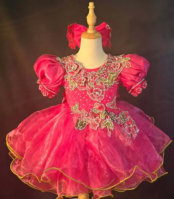 #110 3-4 Pink Dress Rental