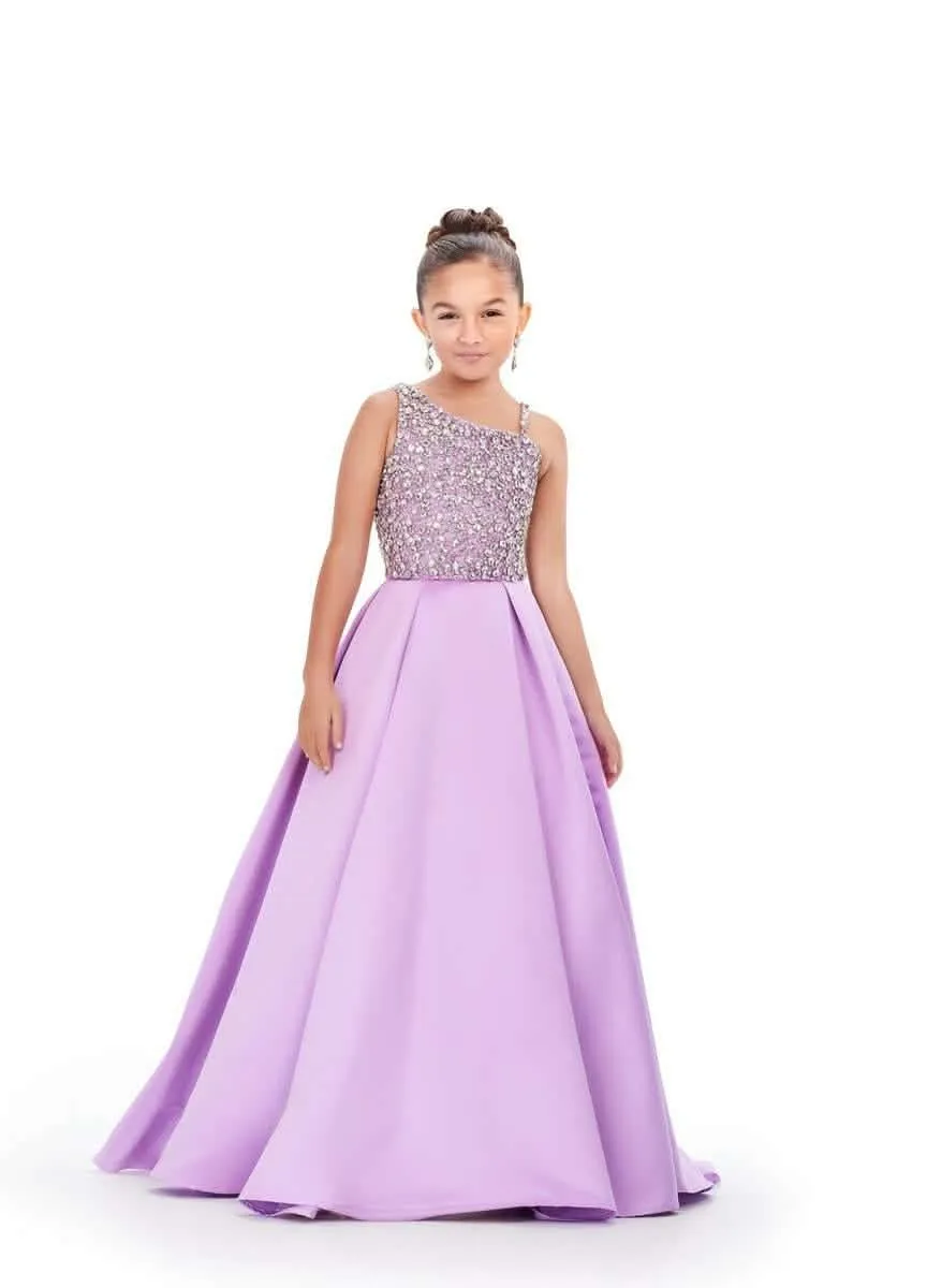 #499 Size 8 Ashley Lauren Long Dress Rental