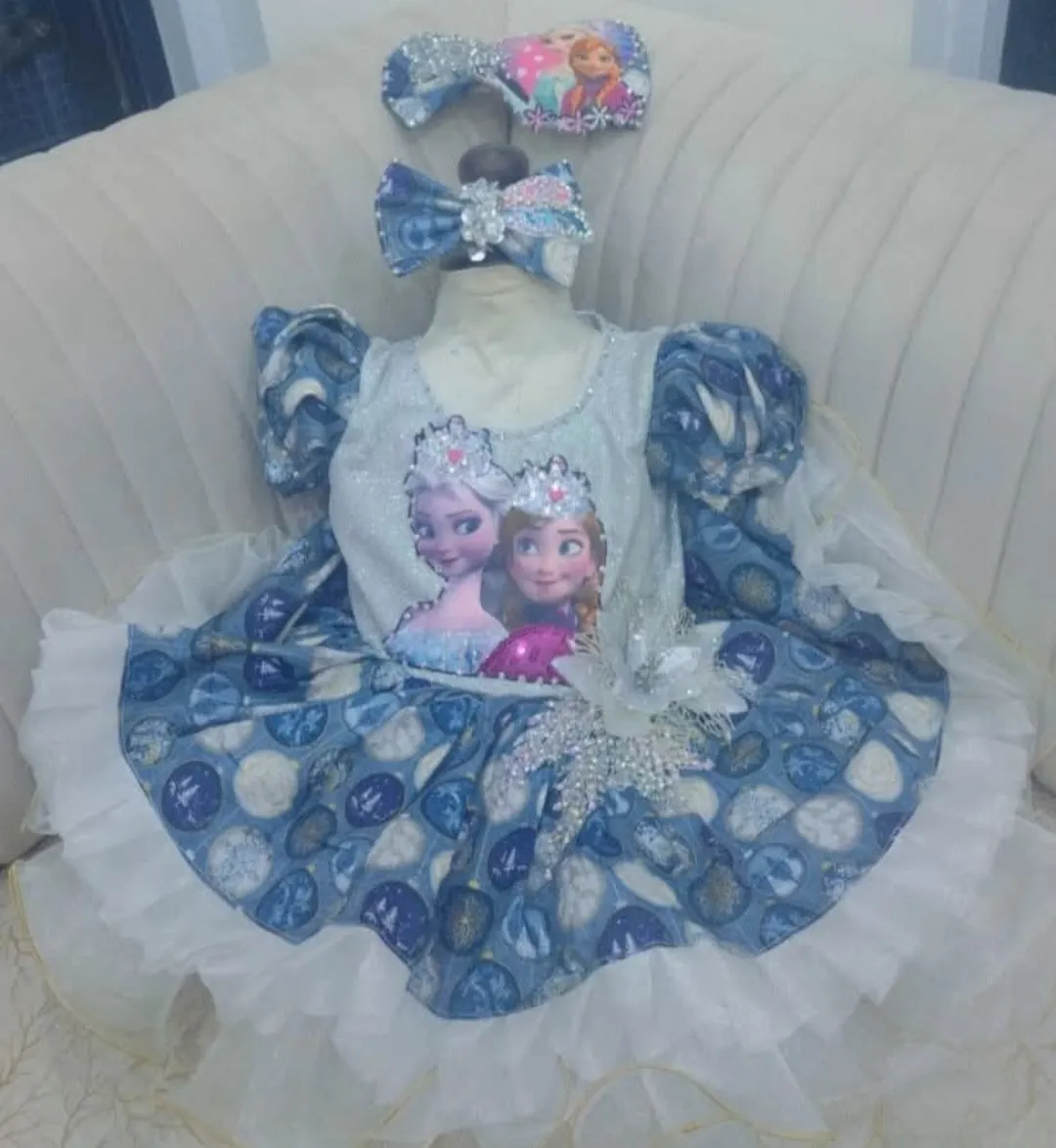 #239 12-2 Elsa Christmas Dress Rental