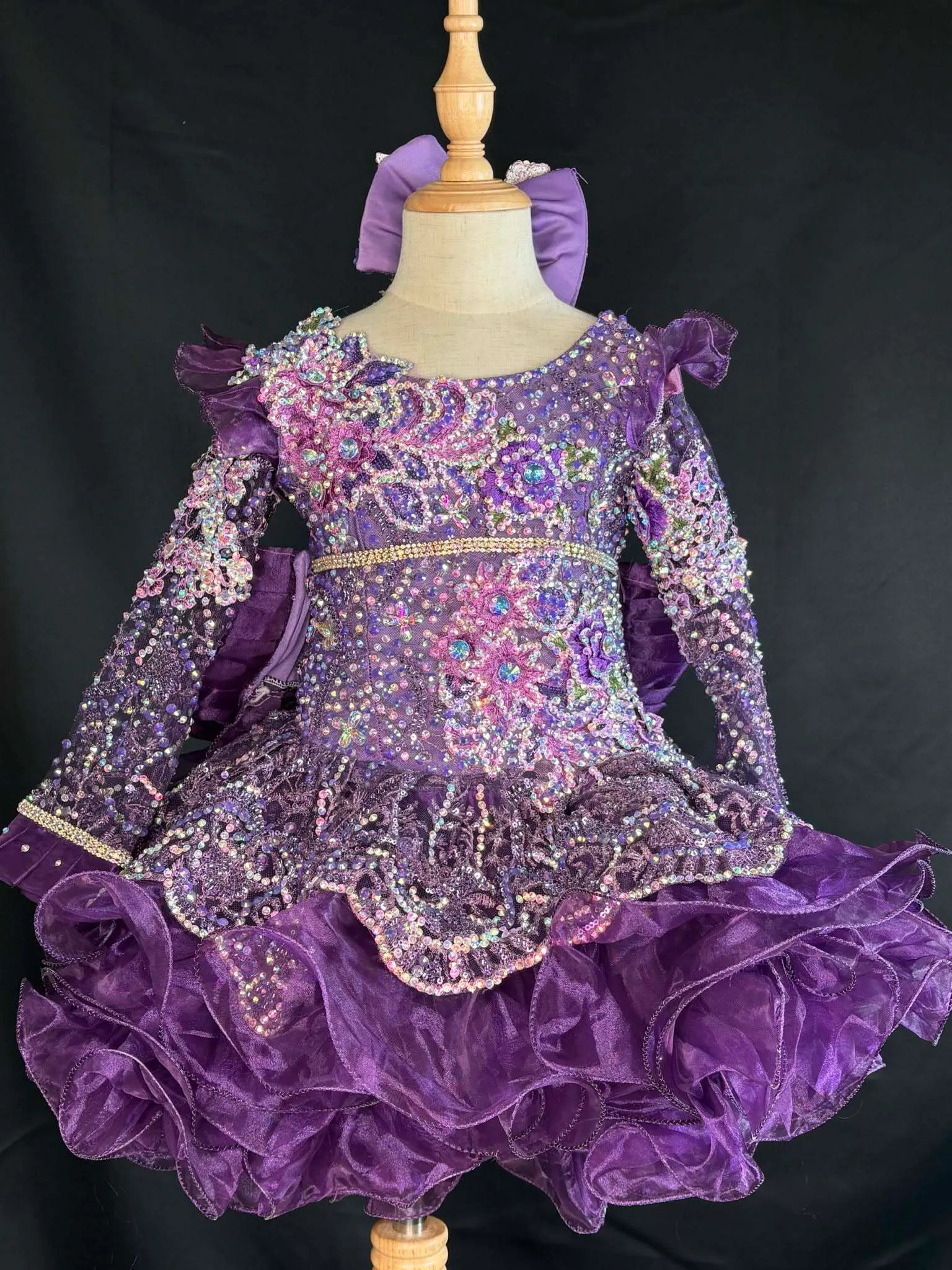 #162 4-5 Purple Dress Rental