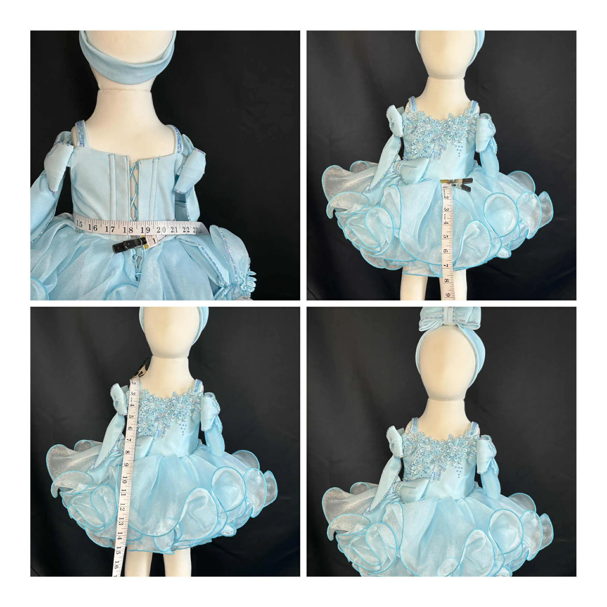 0m-6m Blue Dress Rental 