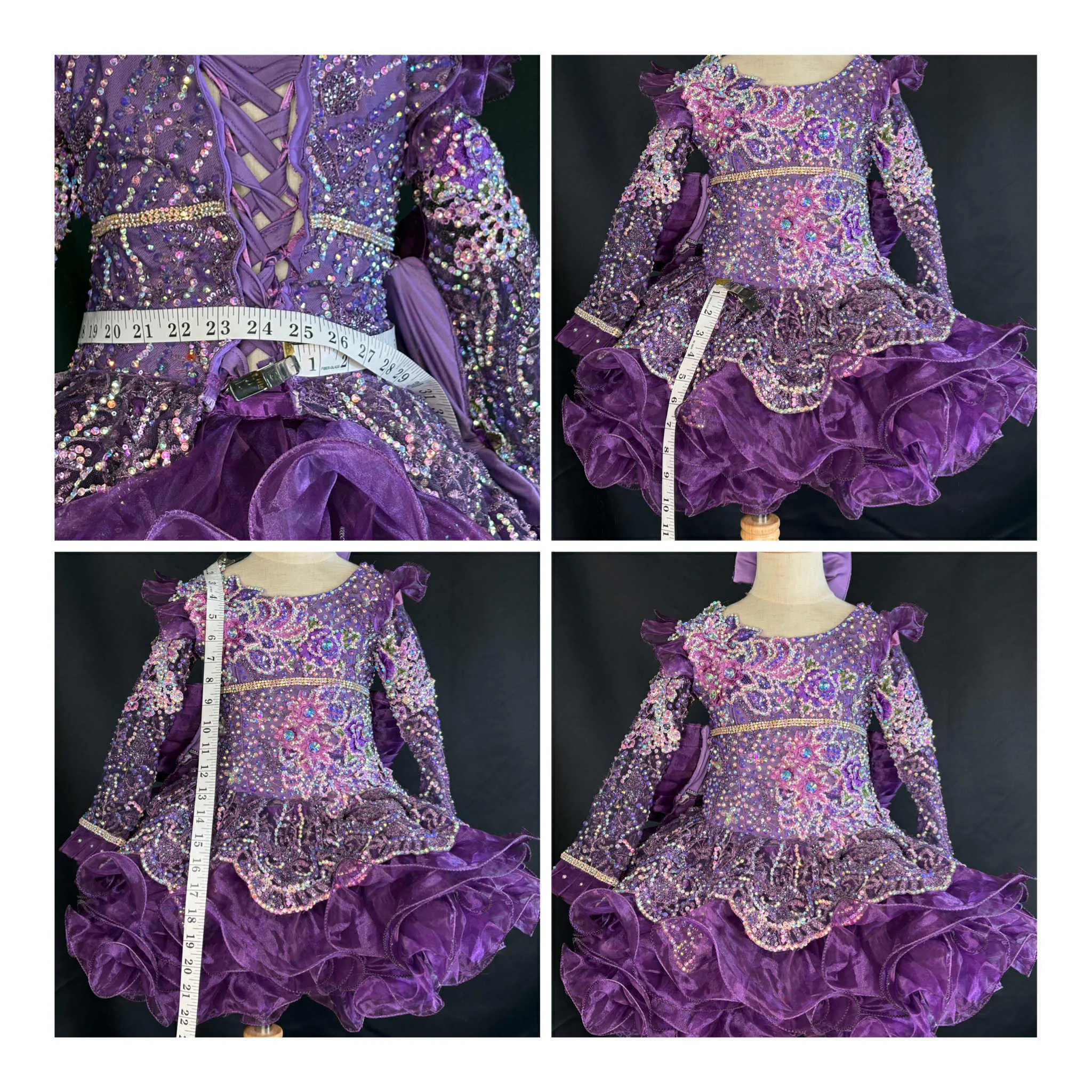 #162 4-5 Purple Dress Rental