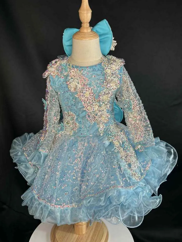 #225 2-3 Blue royal Tog Dress Rental