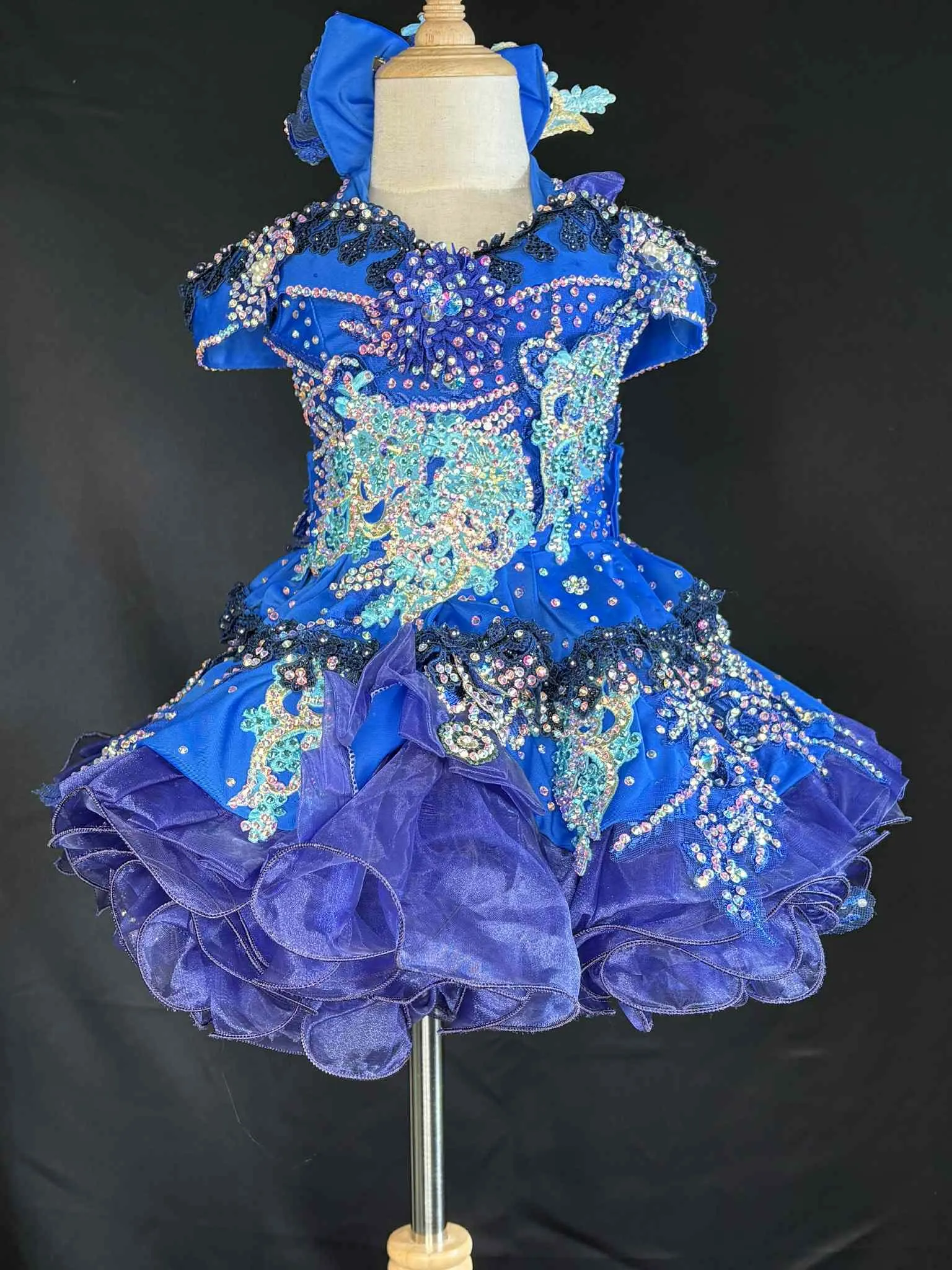 #73 12m/18m Blue Royal Tog Dress Rental