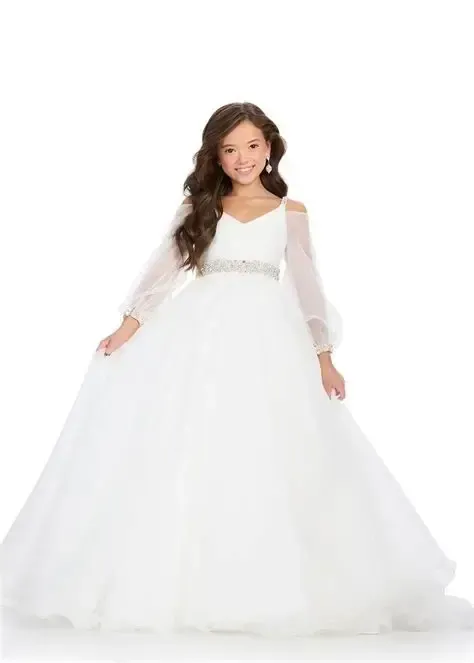#512 Size 6 White Ashley Lauren Long Dress Rental