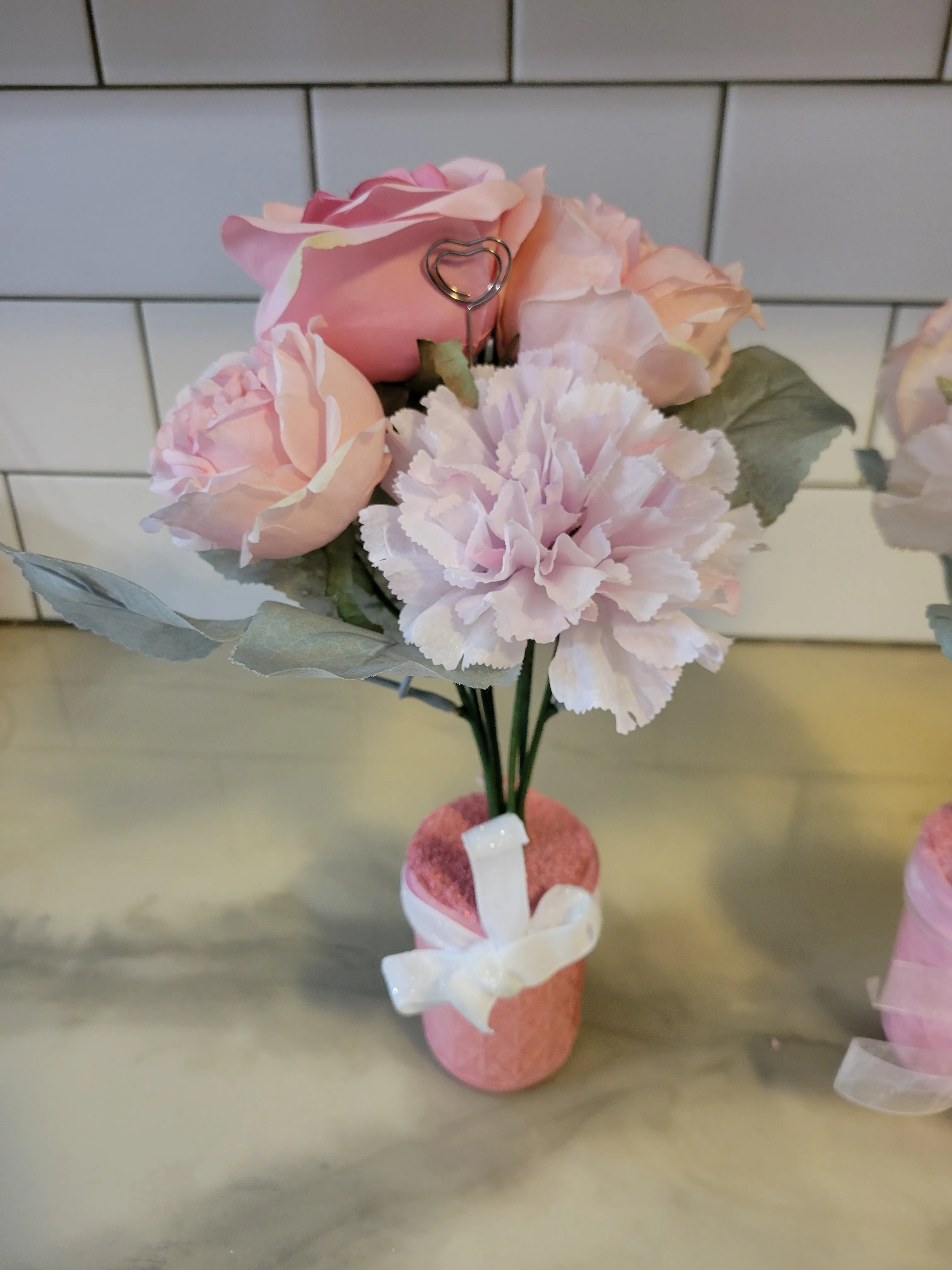 Flower Center Piece with picture holder