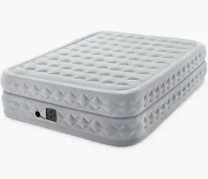 Premium Queen Blow UP Mattress + Organic Sheets