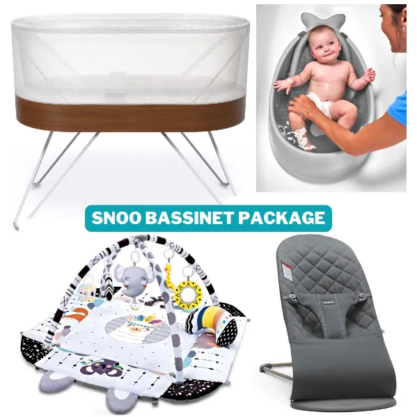 Snoo + Play Gym + Baby Bjorn Bouncer + Bath Tub