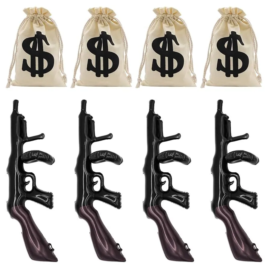 MONEY GUN PROP SET of 4
