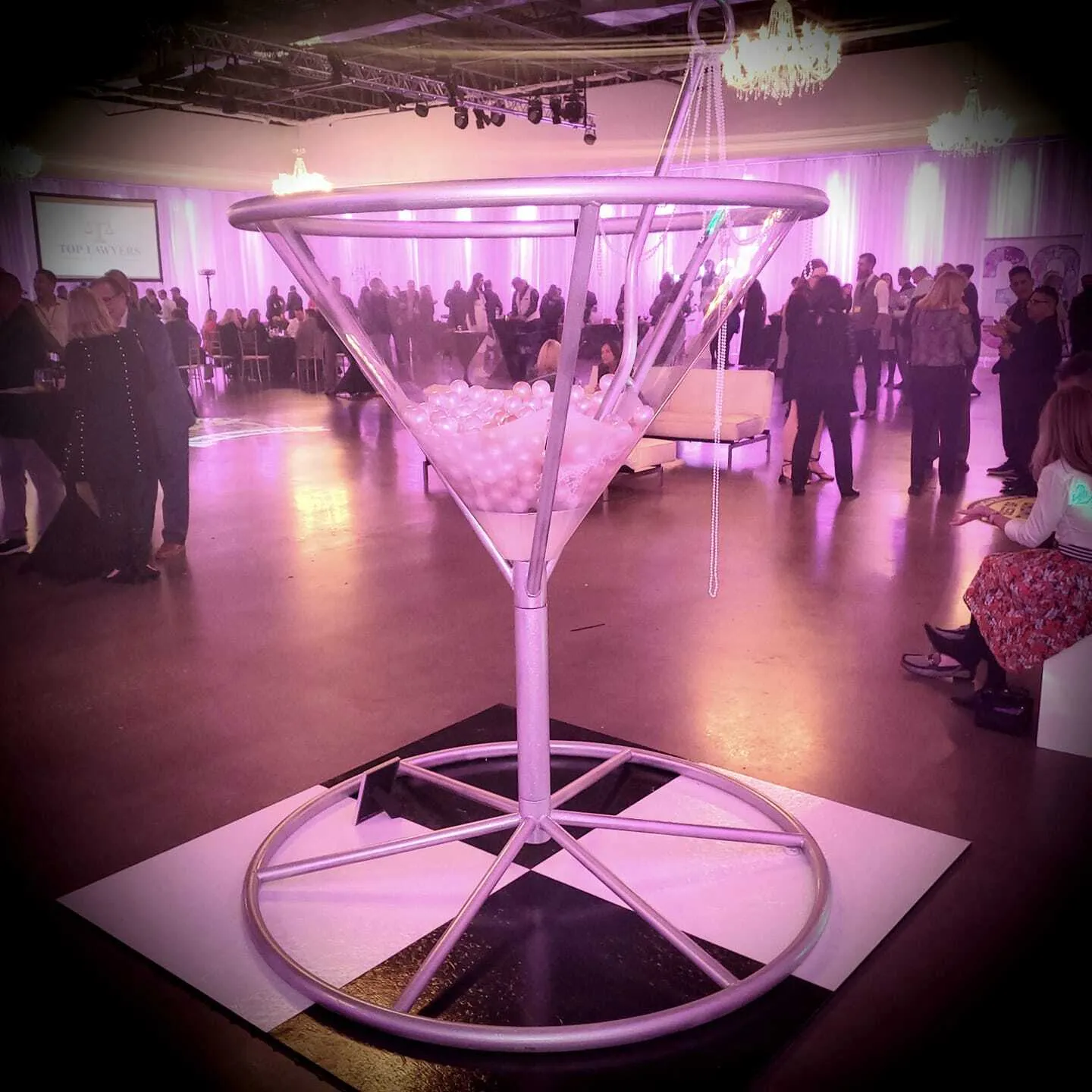 GIANT MARTINI GLASS  BETTY