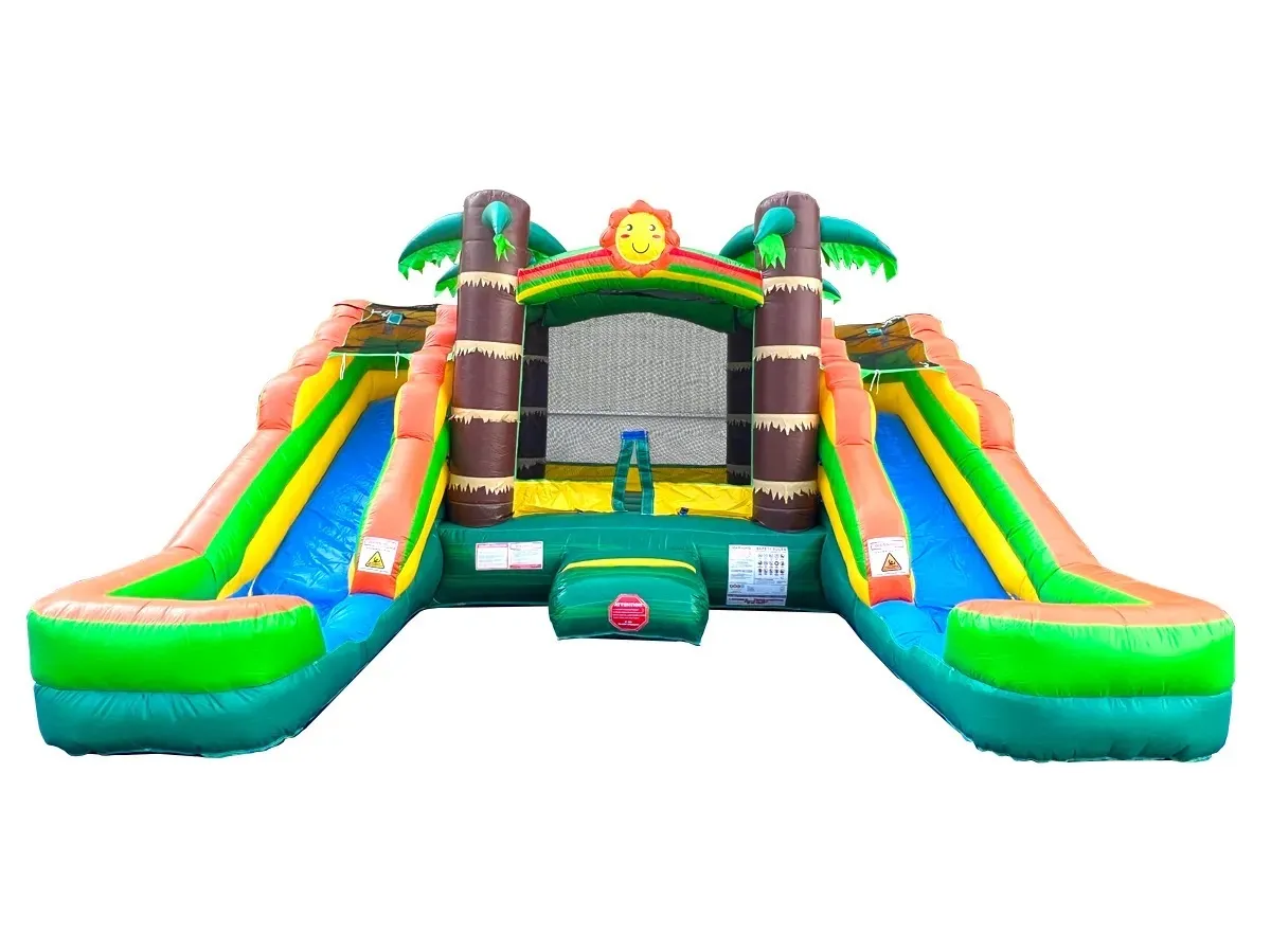 Tropical DL Combo Bounce House