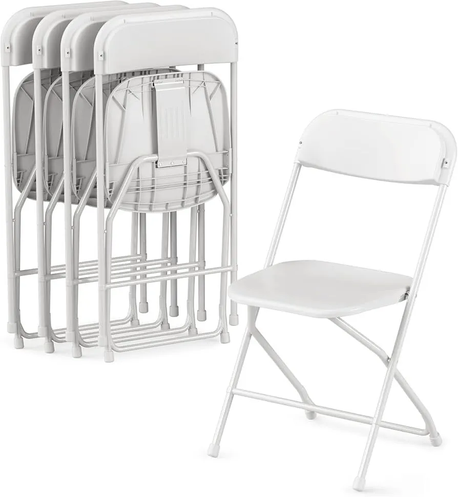 Plastic Folding Chairs for Every Event (White)