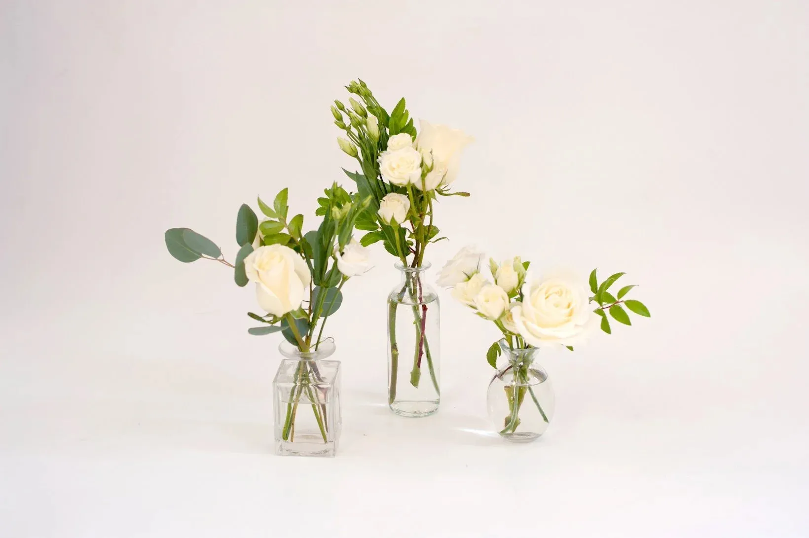 Bud Vases with flowers