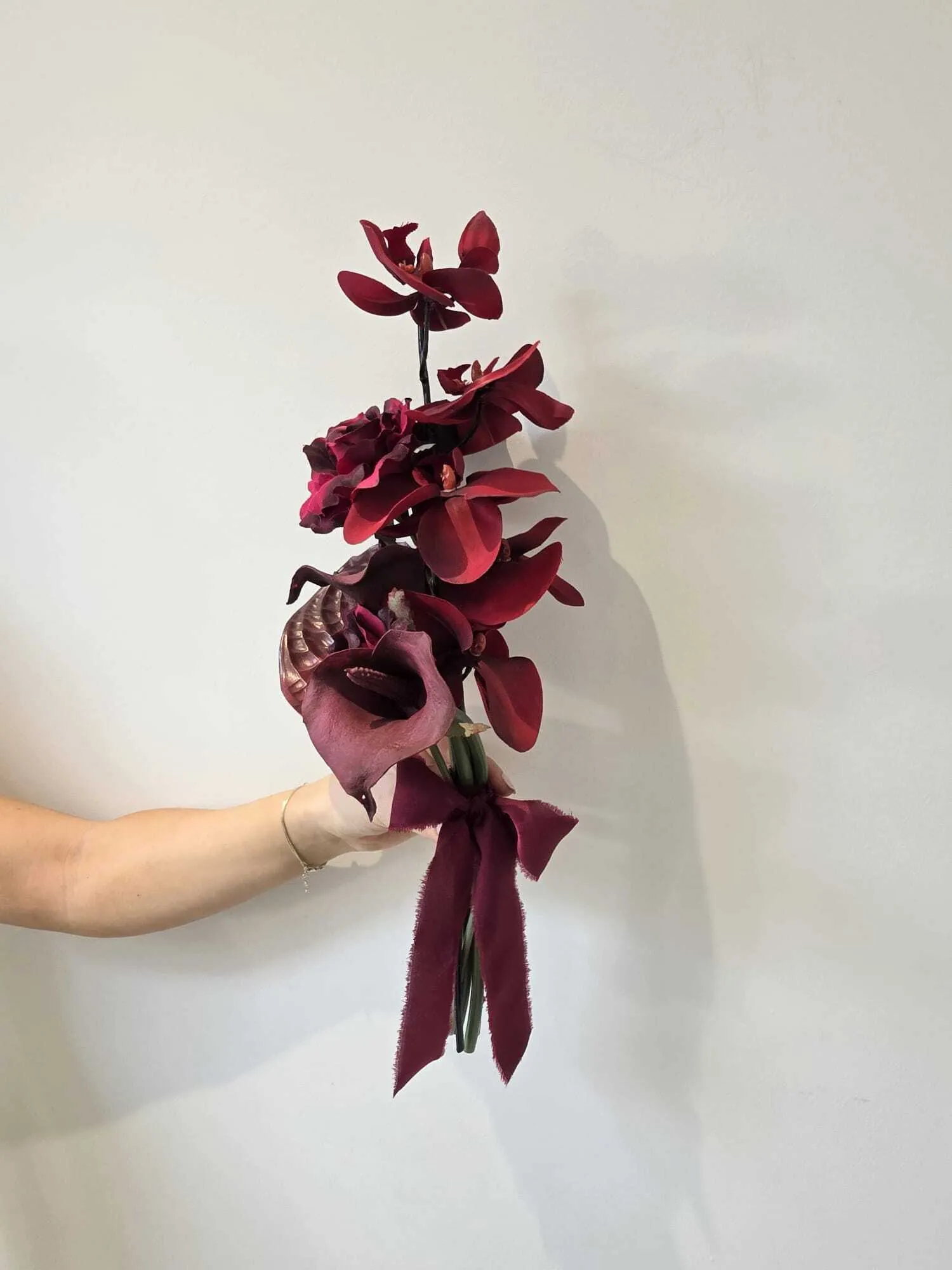 Zara Merlot Bridesmaids Bouquet