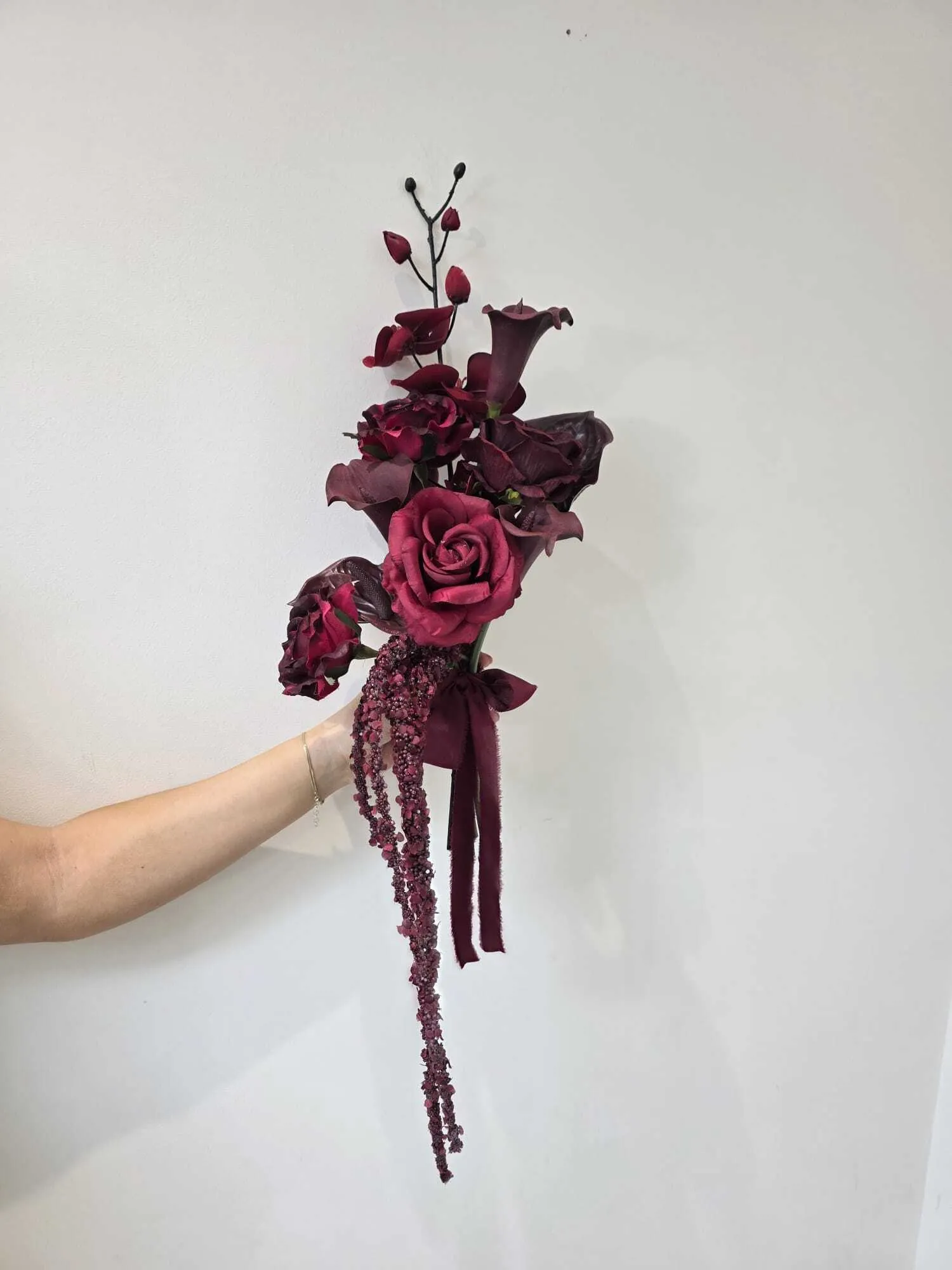 Zara Merlot Bridal Bouquet