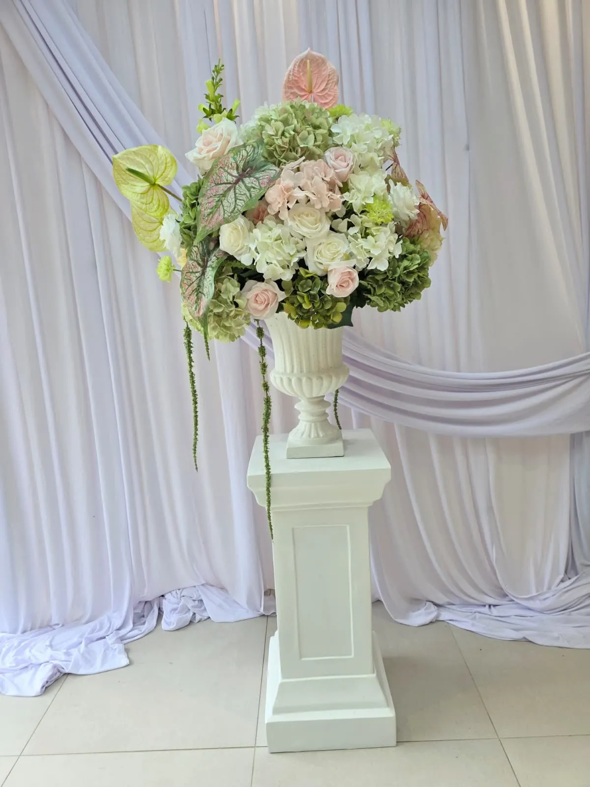 White Pedestal