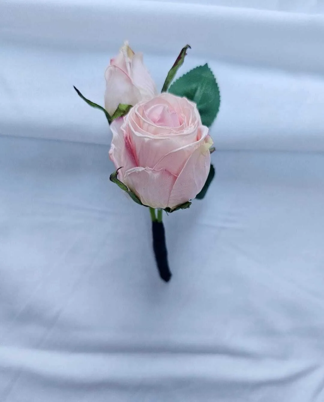 Real touch pink buttonhole