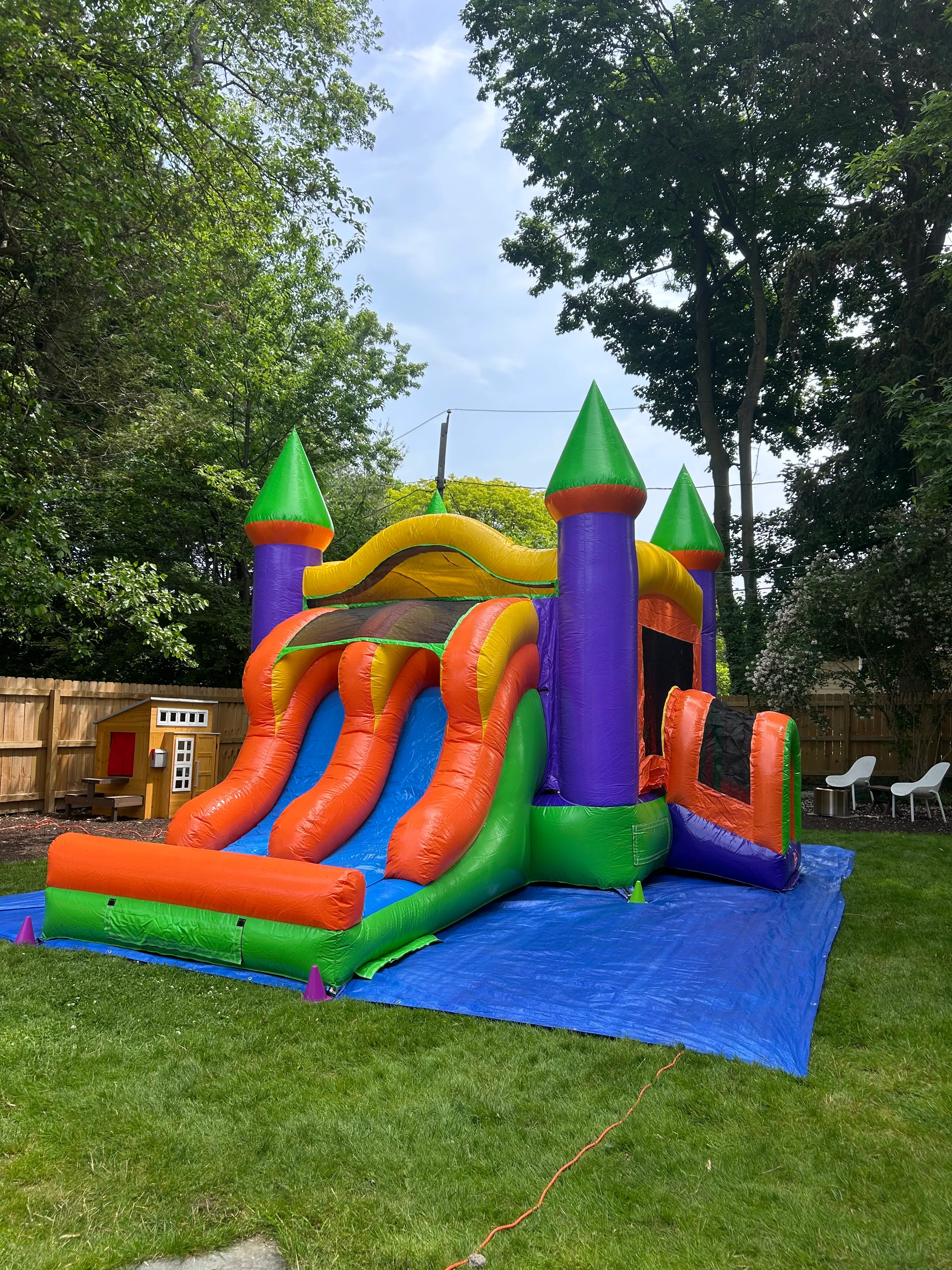 Inflatable Double Slide Combo
