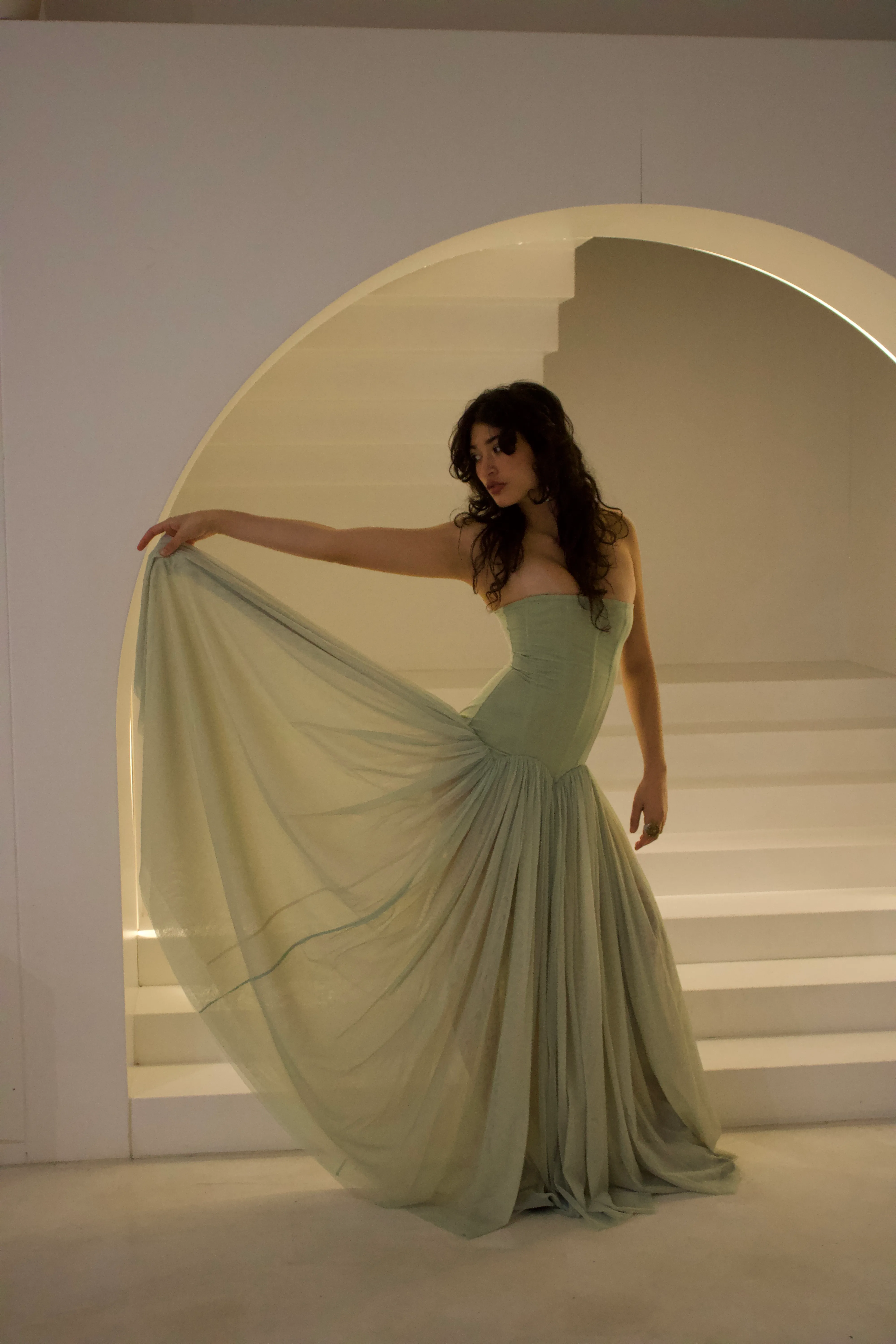 Magic Muse Maxi Dress in Mint 