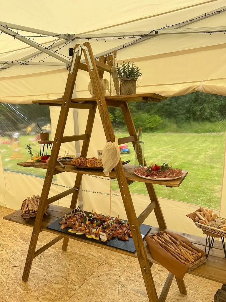 Deko-Candy Bar - Leiter - Braun