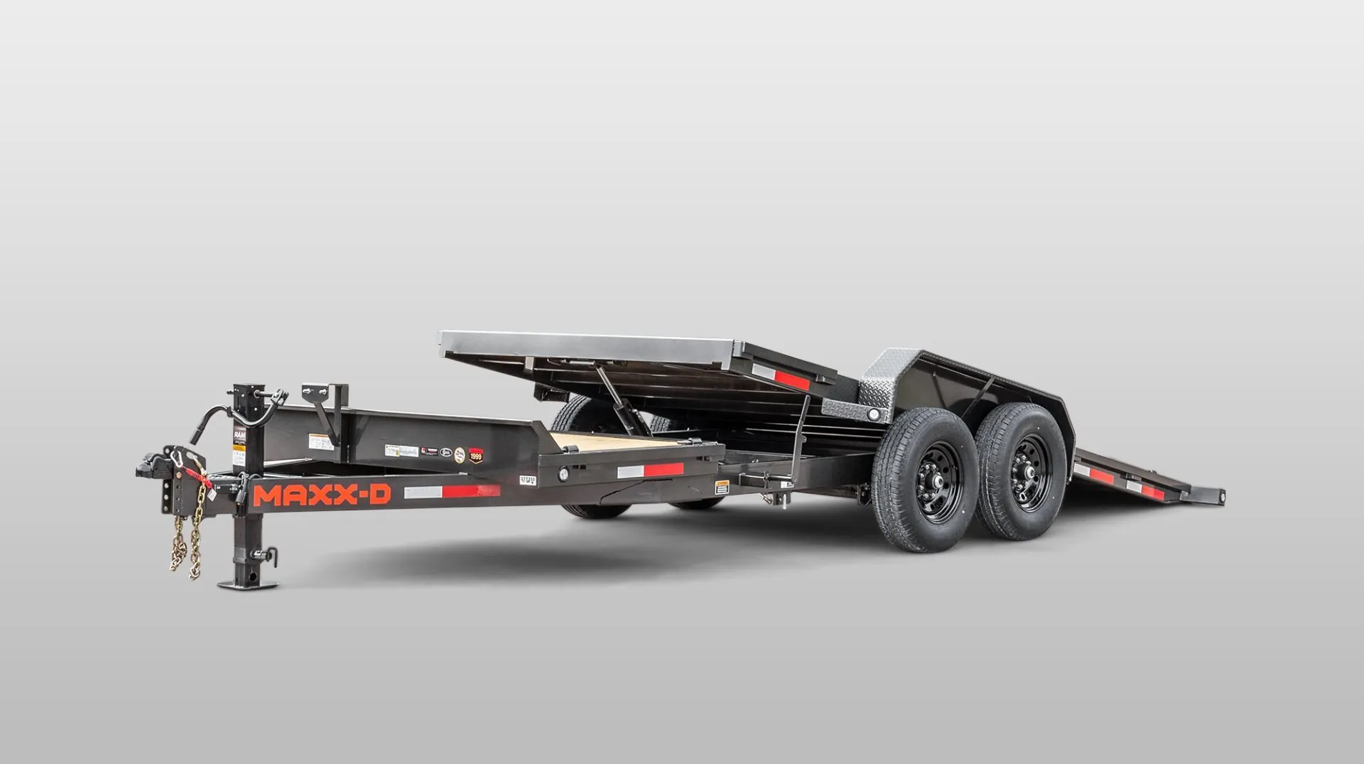 12k Tilt Deck Trailer w/equipment rental