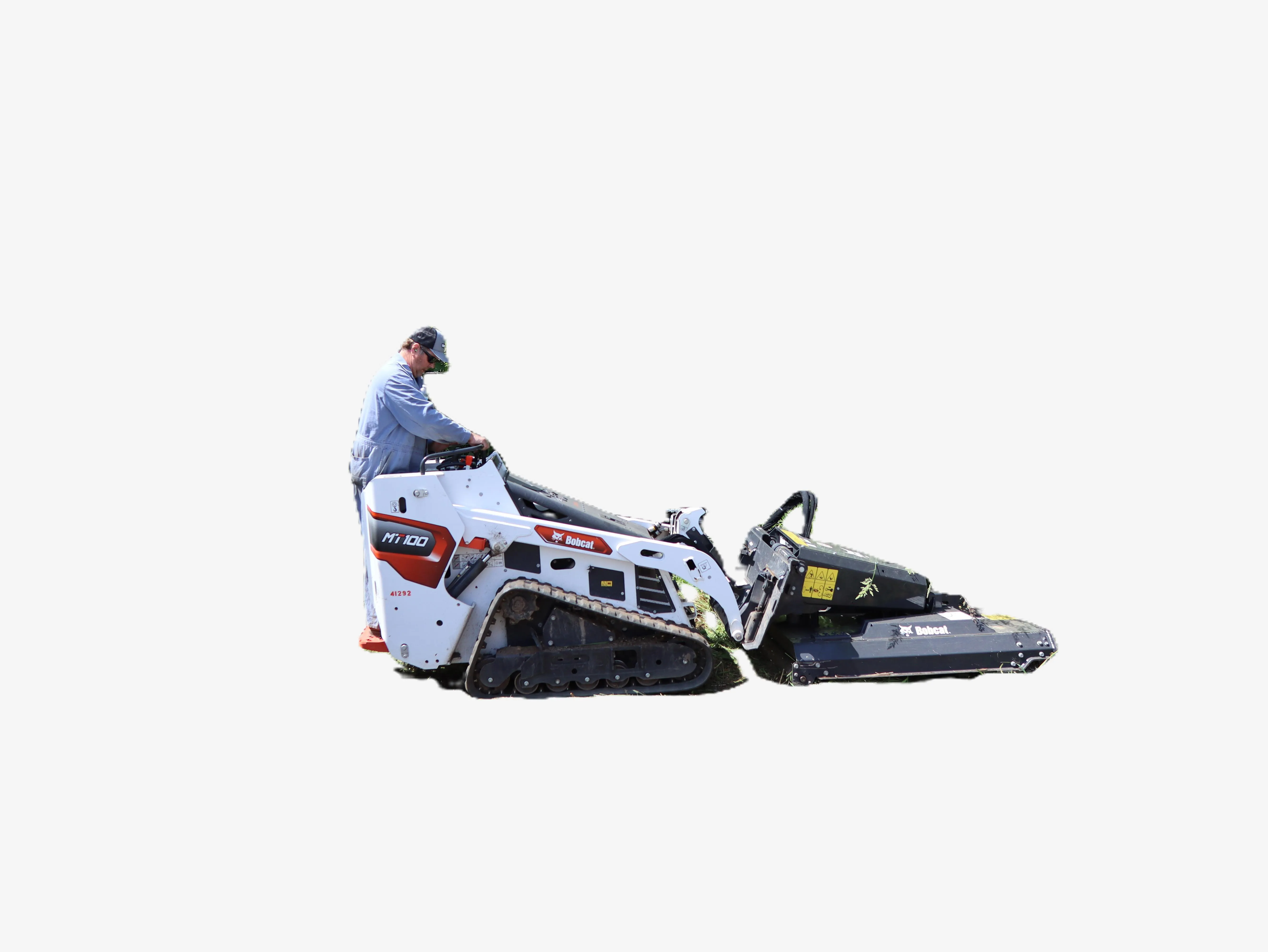 MT100 with Mower attachment 