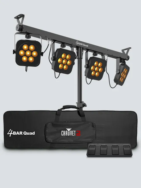 Chauvet Lighting 4BAR Quad ILS Wash Light with stand